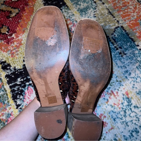 Madewell The Carey Mule in Painted Leopard Calf Hair size 10 - Picture 6 of 6